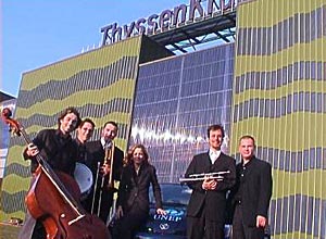 Members from Germany of our newly founded Jazz and enjoying solar energy at Thyssen